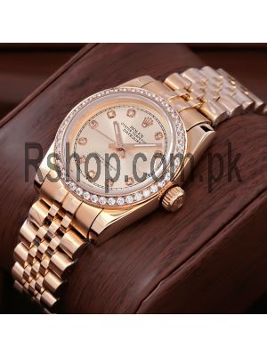 Rolex Lady Datejust Rose Gold Watch