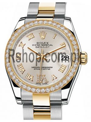 Rolex Lady Datejust Diamond Bezel Two Tone Watch in pakistan