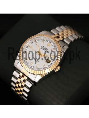 Rolex Oyster Perpetual Datejust Two Tone Watches Online Pakistan