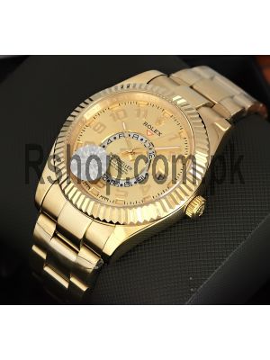 Rolex Sky-Dweller Yellow Gold Watch Price in Pakistan