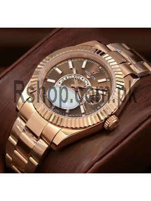 Rolex Sky Dweller Rose Gold Men's Watch Price in Pakistan