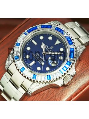 Rolex Submariner Blue Diamond Swiss Watch 2021