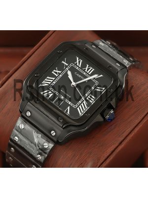 Santos de Cartier Black Watch Price in Pakistan