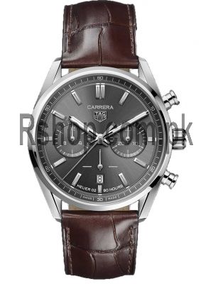 Tag Heuer Carrera Calibre Heuer 02 42mm Grey Chronograph Watch