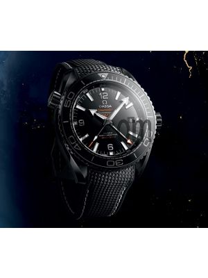 Omega Seamaster Planet Ocean 600M Deep Black GMT Watch Price in Pakistan