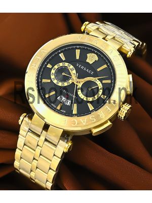 Versace Men's Aion Chrono Ip Yellow Gold Chronograph Bracelet Watch VE1D01721 Price in Pakistan